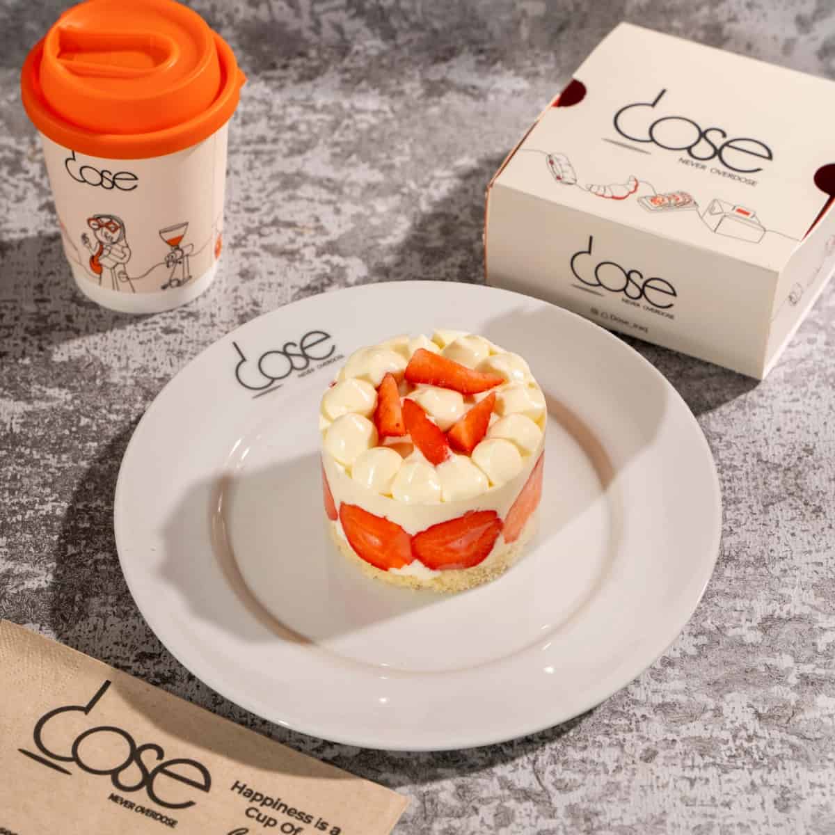 كيكة الفراولة